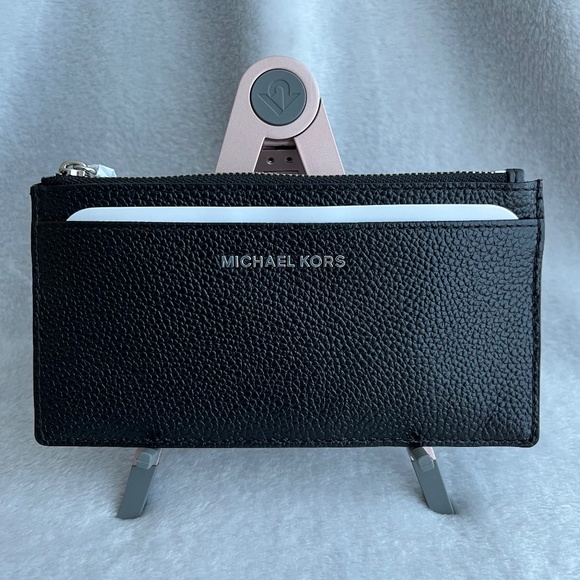 Michael Kors Jet Set Large Slim Card Case - Black - Picture 1 of 9
